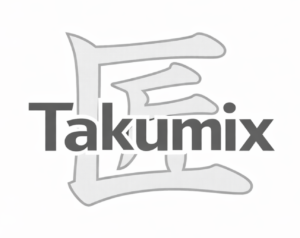 takumix logo grey
